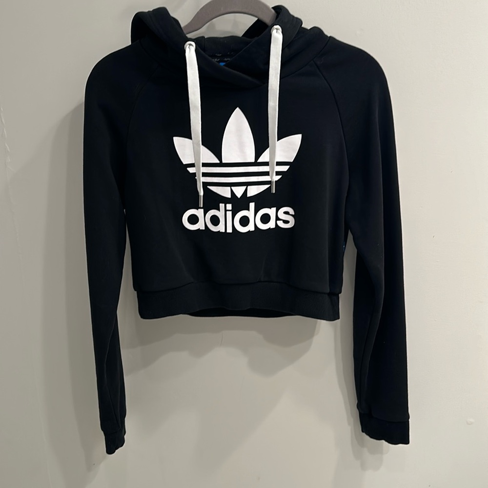 Adidas crop hoodie
